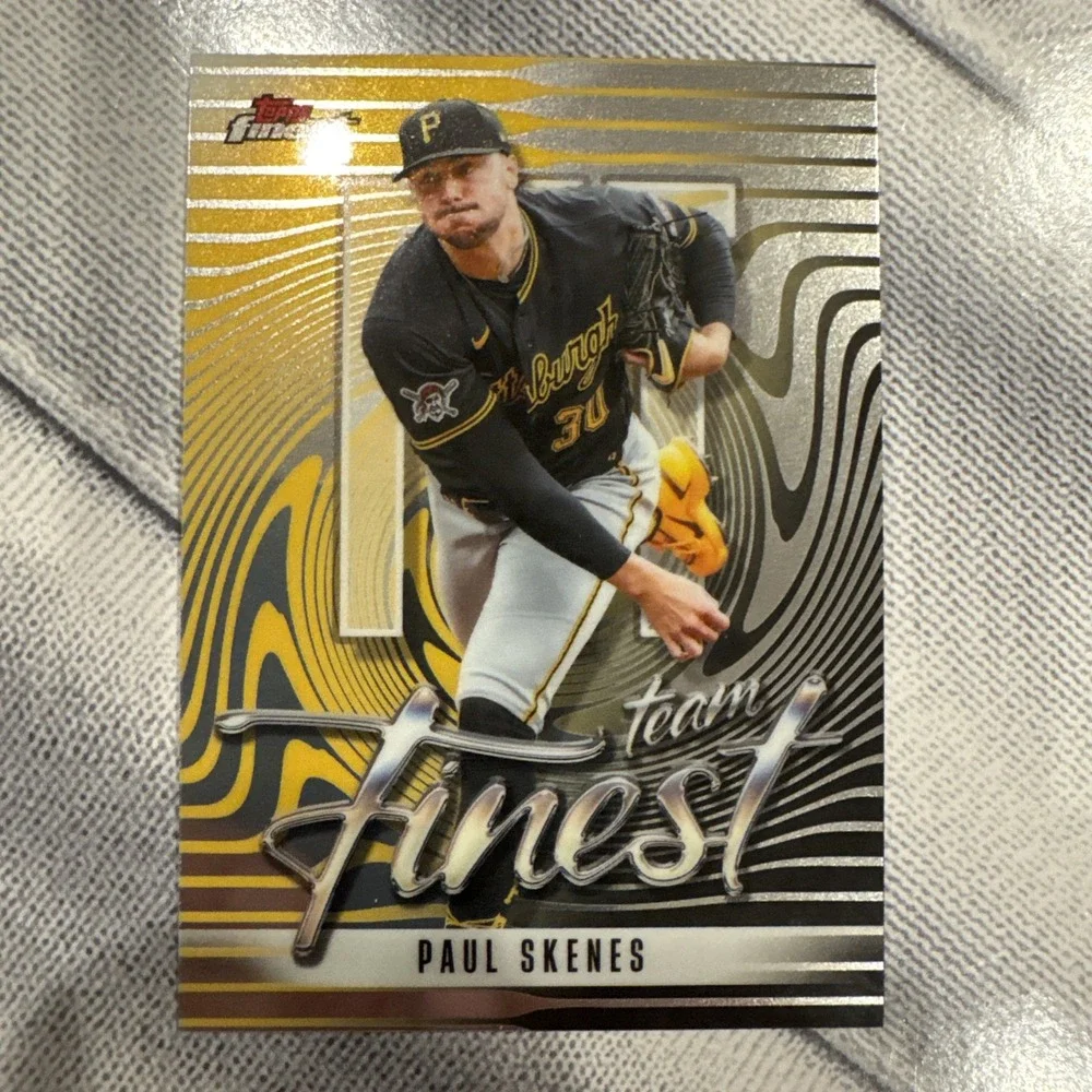 Topps 2026 Finest Paul Skenes Pittsburgh Pirates #103 TEAM FINEST CHECKLIST